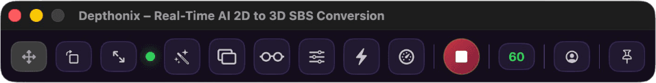 Compact sidebar — horizontal